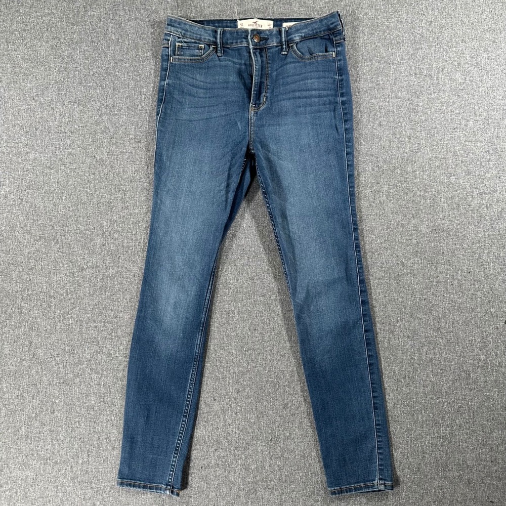 Hollister High Rise Super Skinny Jeans Womens 5S W27 L28 Blue Denim Stretch